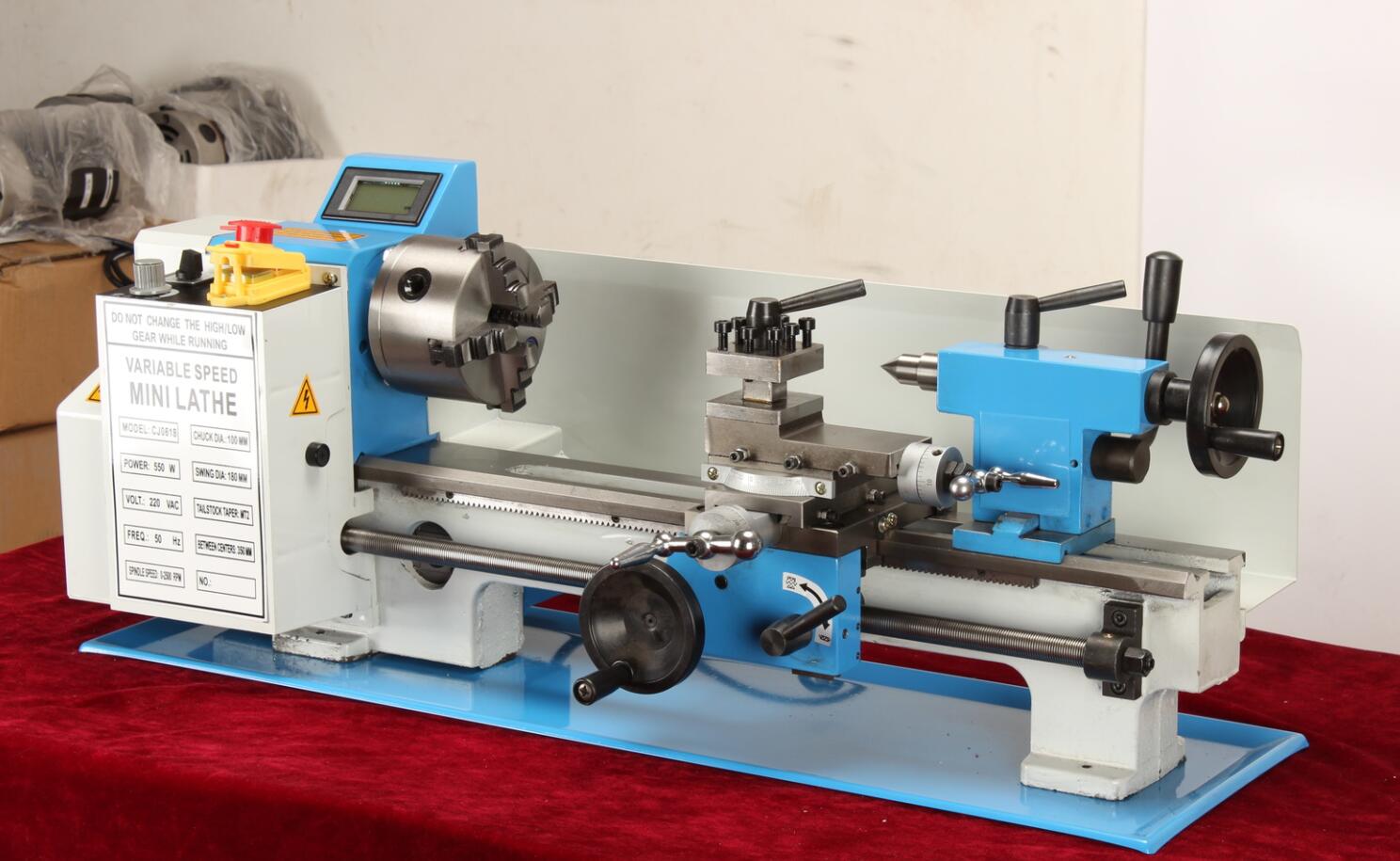 Mini Metal Lathe 7X14 - Mini Tornio Hobby 7x14 con Ingranaggi
