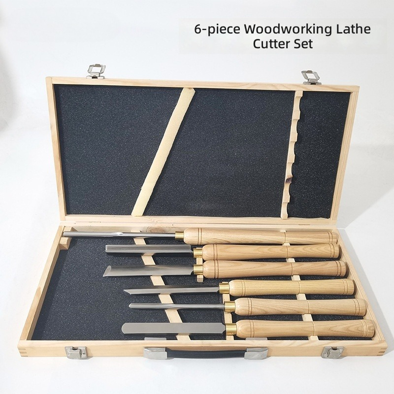 Woodturning Tools Set Hss - Nuovo set di sei utensili per