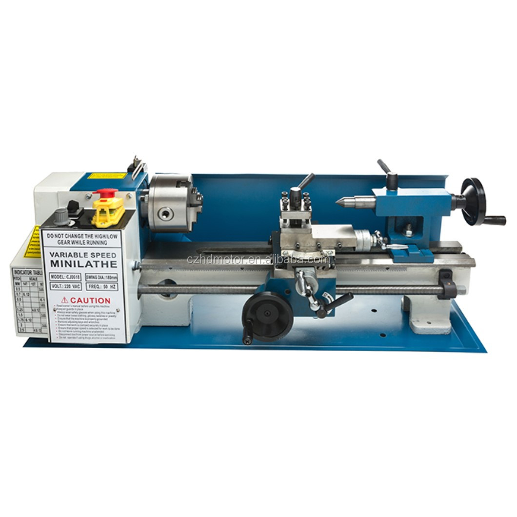 Bench Lathe 750W Metal - Tornio per Metallo 0618 con Motore