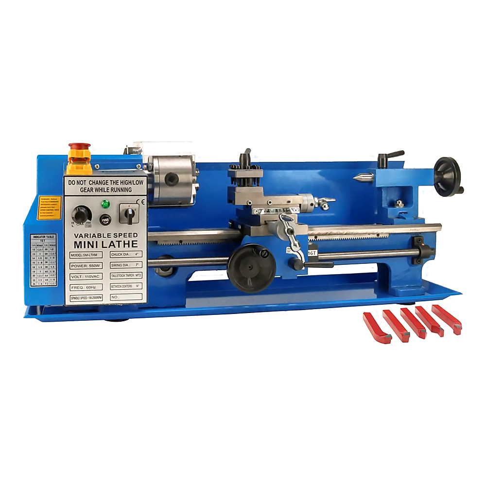 Mini Metal Lathe 7X14 - Tornio orizzontale da banco in metallo