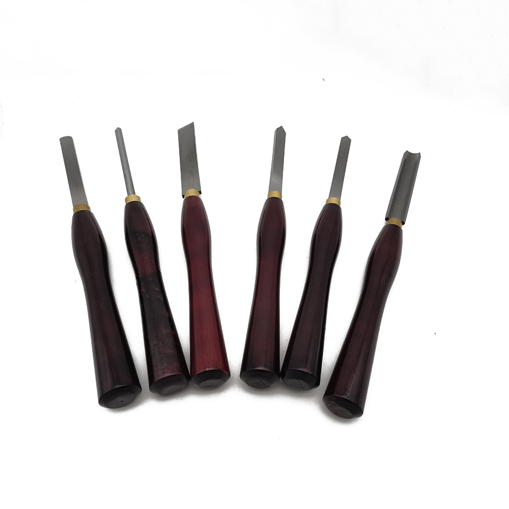 Woodturning Tools Set Hss - Set di 6 utensili per tornitura