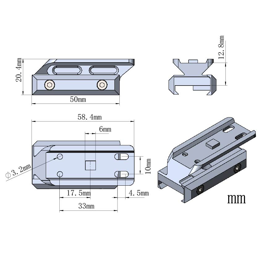 Ottica vettoriale Punto rosso  - Wood Lathe Bed Extension recensione e prezzo