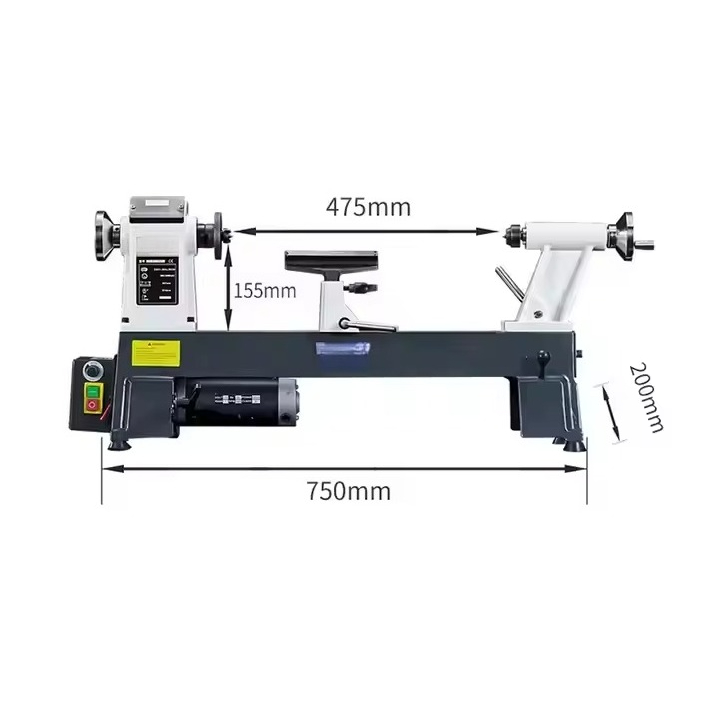 Tornio per Legno Mini da 550W  - Woodworking Lathe Variable Speed 550W recensione e prezzo