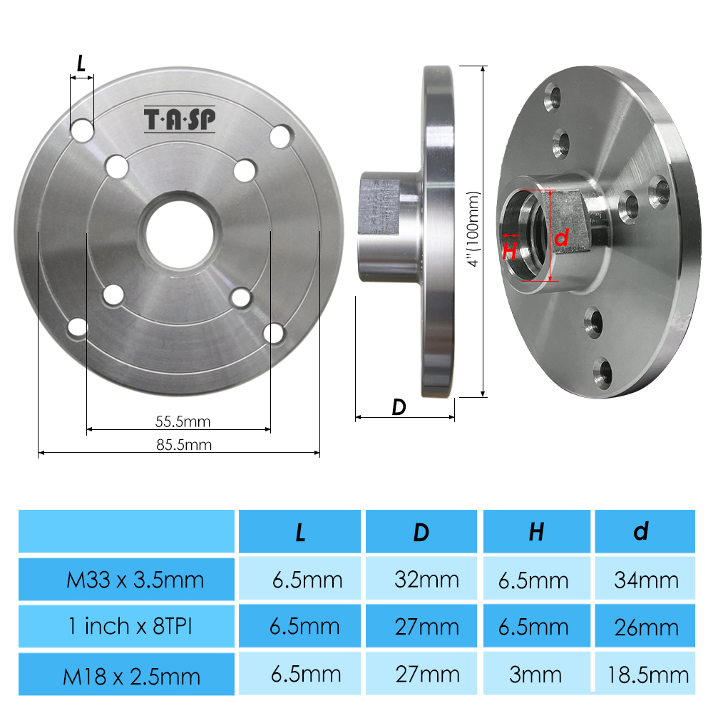 Piastra frontale per tornio in - Lathe Chuck 3 Jaw 125Mm recensione e prezzo