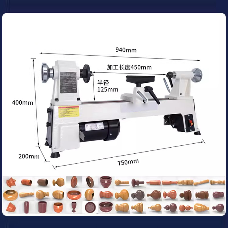 Tornio per Legno a Velocità Va - Woodworking Lathe Variable Speed 550W recensione e prezzo