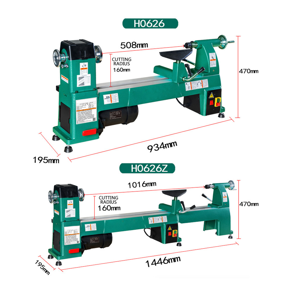 Tornio per legno con regolazio - Cnc Wood Lathe Machine recensione e prezzo