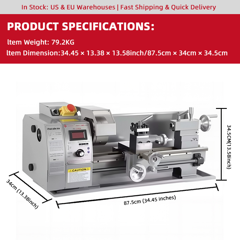 Tornio Manuale Professionale O - Bench Lathe 750W Metal recensione e prezzo