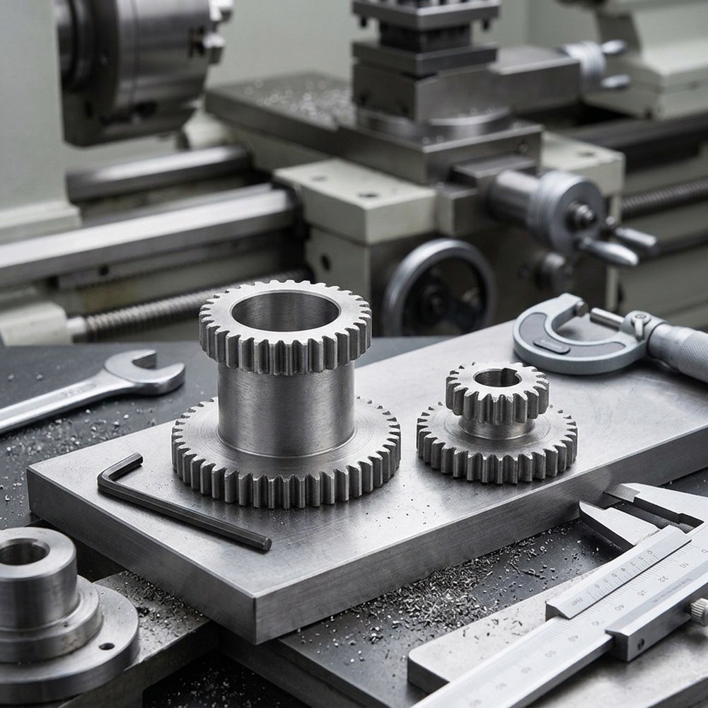 Set di ingranaggi in metallo a - Mini Metal Lathe 7X14 recensione e prezzo