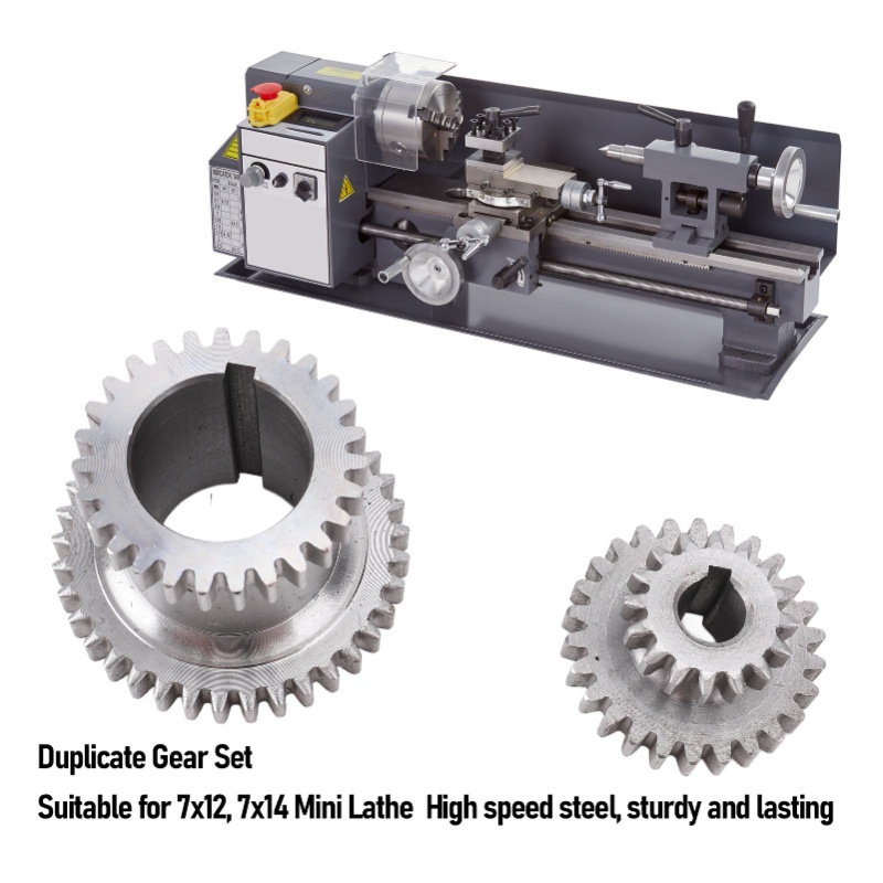 Set di ingranaggi in metallo,  - Mini Metal Lathe 7X14 recensione e prezzo