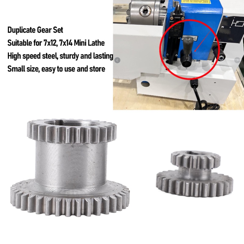 Set di ingranaggi in metallo,  - Mini Metal Lathe 7X14 recensione e prezzo