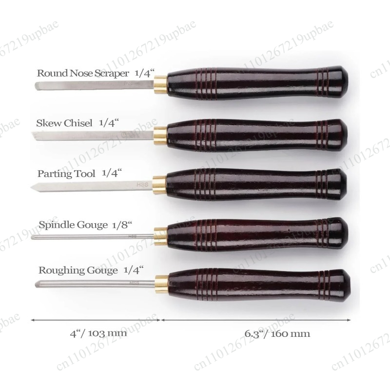 Set di 5 Scalpelli per Tornio  - Woodturning Tools Set Hss recensione e prezzo